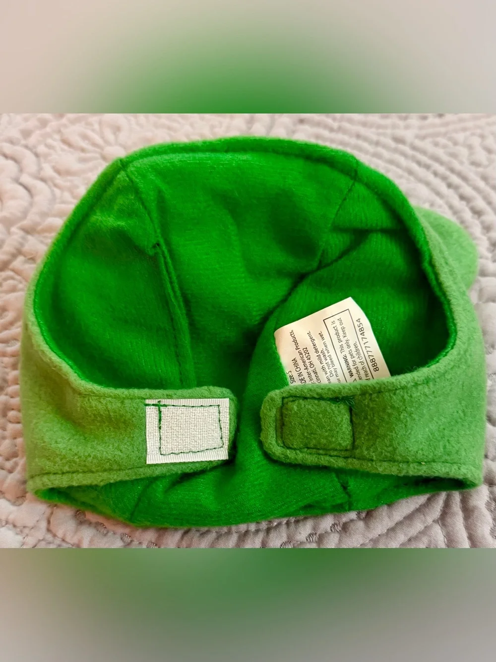 🐾 Frog Costume Hat for Dogs with Gold 👑 Accent